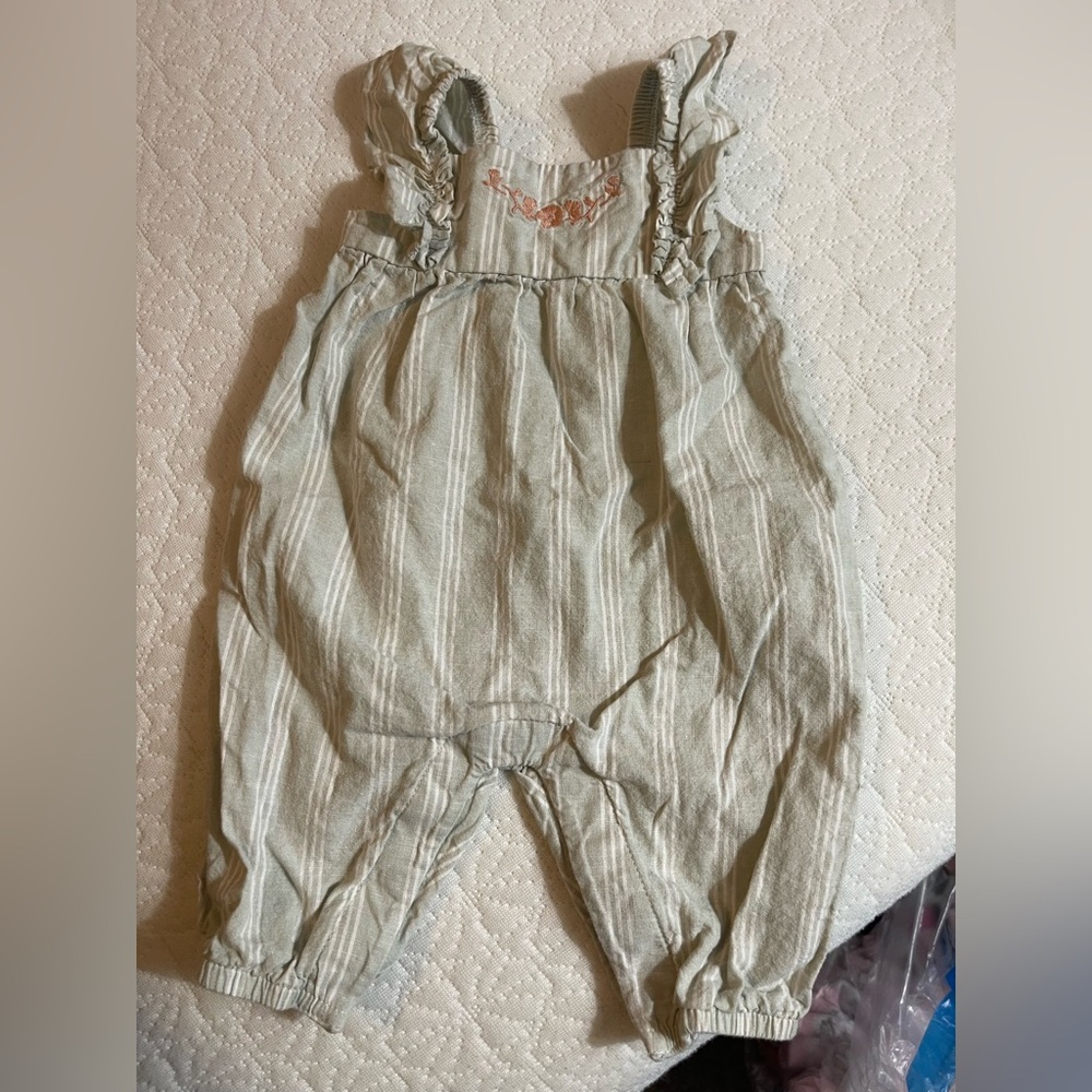 Carters Newborn Striped Romper